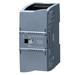 SIMATIC S7-1200, E/S digitales SM 1223, 8 DI/8 DO, 8 DI DC 24V, Sink/Source, 8 DO, Transistor 0,5 A