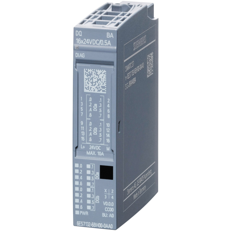 SIMATIC ET 200SP, Digital output module, DQ 16x 24V DC