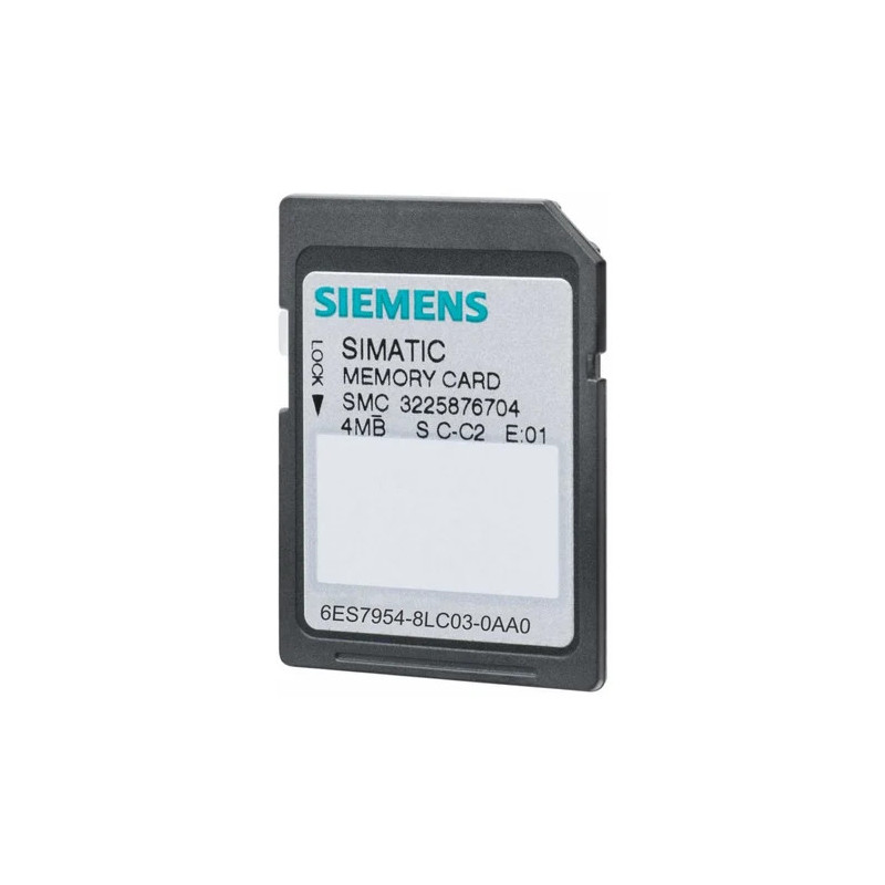 SIMATIC S7, memory cards for S7-1x 00 CPU/SINAMICS, 3, 3V Flash, 4 MB
